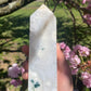 Moss agate tower