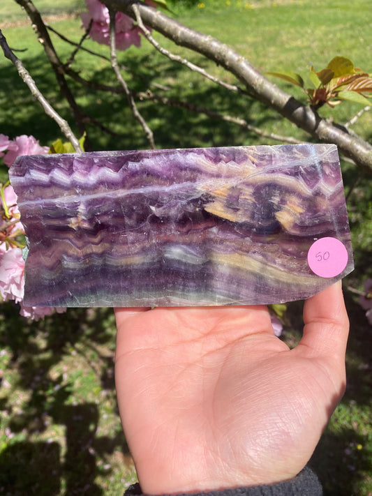 Fluorite slab