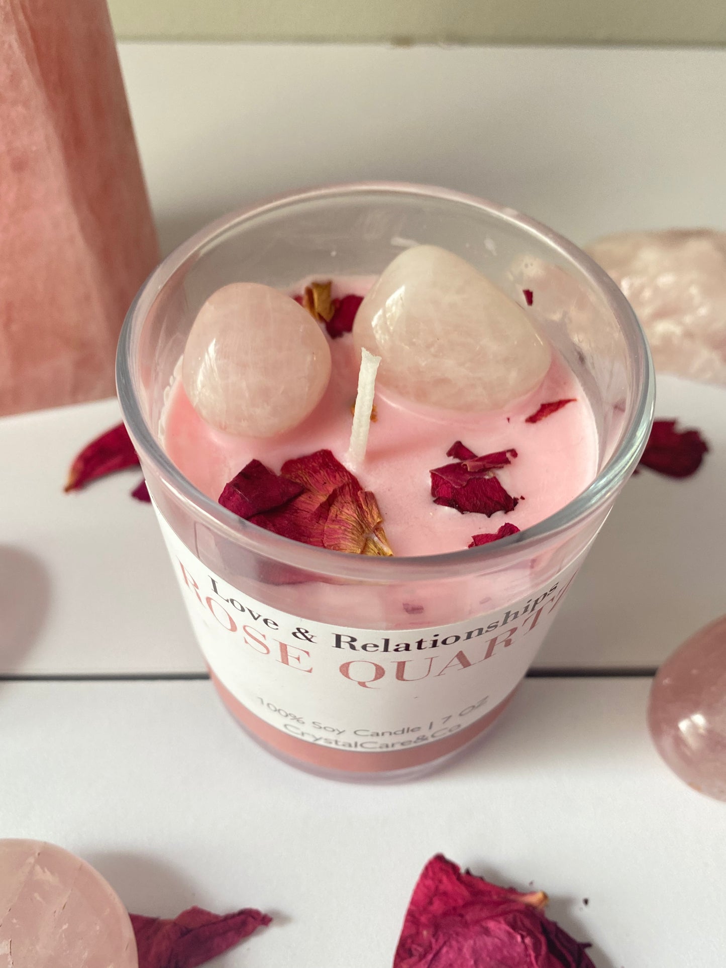 Rose quartz 7oz