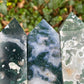Moss agate tower
