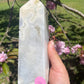 Moss agate tower